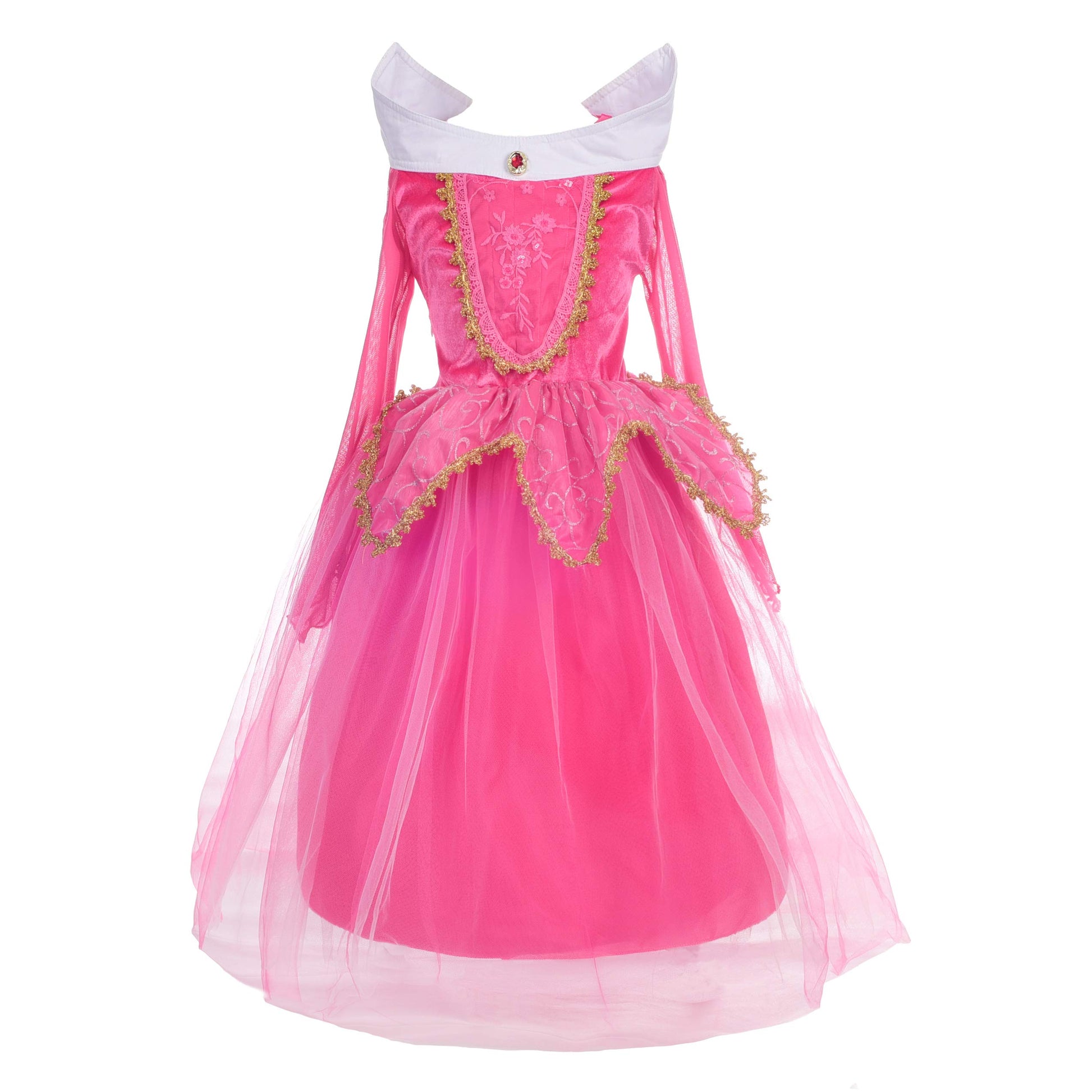 Dressy Daisy Girls Sleeping Princess Dress Up Costume Birthday Halloween Christmas Fancy Party Outfit Size 6-6X Hot Pink