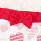 12-Month Valentine'S Outfiys My 1St Valentine'S Day Outfit Toddler Girl Clothes Baby Romper 12 Months Red Headband