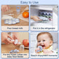 Baby Breastmilk Popsicle Molds (3 Pack), Kingkam Silicone Nibble Freezer Tray, Baby Fruit Food Feeder Teether Tray, Breast Milk