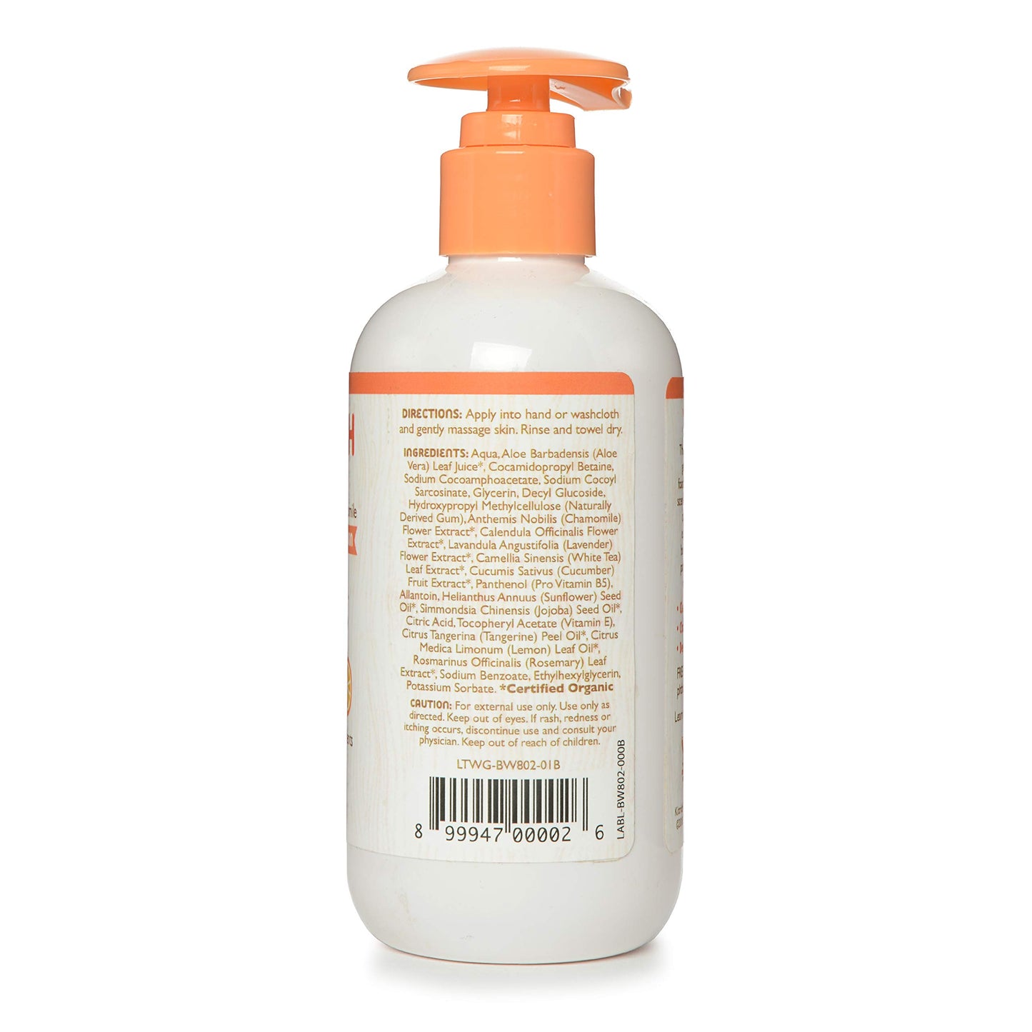 Little Twig Baby Wash, Natural Plant Derived Formula, Tangerine, 8.5 Fl Oz