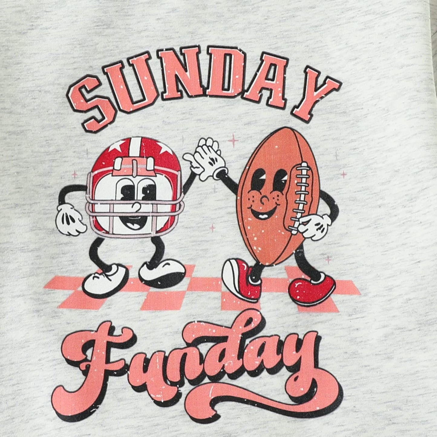 Toddler Baby Boy Girl Football Sweatshirt Long Sleeve Pullover Sweater Tops Thanksgiving Outfit Fall Clothes (Sunday Funday,18-2