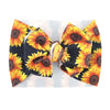 Lddcx 7' Sunflower Bow Baby Headband Festival Headwrap Hair Accessories.(Fd33) (D)
