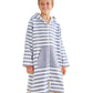 Sammimis Swim Suit Cover Up - Menorca - Kids Beach Towel With Hood, Zipper, Pockets, Long Sleeves & Terry Lining - Boys & Girls