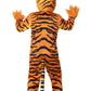 Fun Costumes Kids Realistic Jungle Tiger Costume, Striped Plush Big Cat Jumpsuit For Children Large