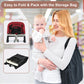 Hook-On High Chair With Removable Dining Tray, Folding Portable Clip-On Table, Baby Chair With Storage Bag For Indoor/Outdoor (R