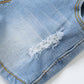Kidscool Space Baby Boy Girl Jean Shorts,Toddler Denim Cute Summer Shortalls,Light Blue,9-12 Months