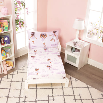 Everyday Kids African American Ballerina Toddler Sheets Set