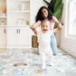 Regalo 77'X71' Extra Large Alphabet Play Mat For Babies And Toddlers, Alphabet Animal And Object Learning Mat, Non-Toxic Water