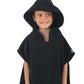 Kids Hooded Towel Swimming Robe Surf Beach Poncho In Microfiber W Adjustable Sleeves (Choose Color) (Aqua, Teen)