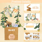 Baby Shower Crate Closet, Lighted Large Hand-Woven Rattan Storage Crates With Handle, Baby Shower Gifts, Baby Welcome Box Nurser