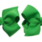 Zoonai 3 Inch Baby Girl Hair Bows Boutique Hair Clip Teens Toddlers Hairpin Headwear - Set Of 2 (Green)
