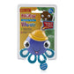 Nuby Vibe-eez Vibrating Teether - Battery Powered - Textured Surface and Easy to Grasp Toy for Baby Teething Relief - 3+ Months