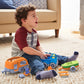 Green Toys RV Camper Set, Blue/Orange - 10 Piece Pretend Play, Motor Skills, Kids Toy Vehicle Playset. No BPA, phthalates, PVC.