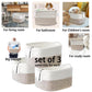 Davihomi 3Pack Small Woven Cotton Rope Basket For Organizing, Gift Baskets For Handles, Empty Gift Baskets, Toy Basket For Bins|