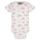 Gerber Baby Girl'S 8-Pack Short Sleeve Onesies Bodysuits, Lavender Garden, 12 Months