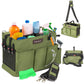 FifthStart Wearable Cleaning Caddy For Cleaning Supplies with Shoulder Strap, Removable Waist Strap, and Handle (Green, Small)