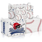 CHENGU 3 Pcs Baseball Storage Basket for Gifts Empty Baseball Baskets