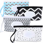Febsnow 4 Pack Baby Wipe Dispenser, Portable Refillable Wipe Holder, Baby Wipes Container, Wipe Dispenser, Reusable Travel Wet W