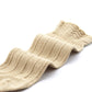 Bestjybt Baby Girls Boys Knee High Socks Cotton Newborn Infants Toddlers Cable Knit Tube Ruffled Stockings, 5 Pairs (Multicolor,