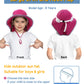 Baby Hat For Baby Girls Sun Hat For Toddler Girl Summer Hat Toddler Girl Brim Hat Adjustable Baby Girl Hats For Girls Summer,Ros