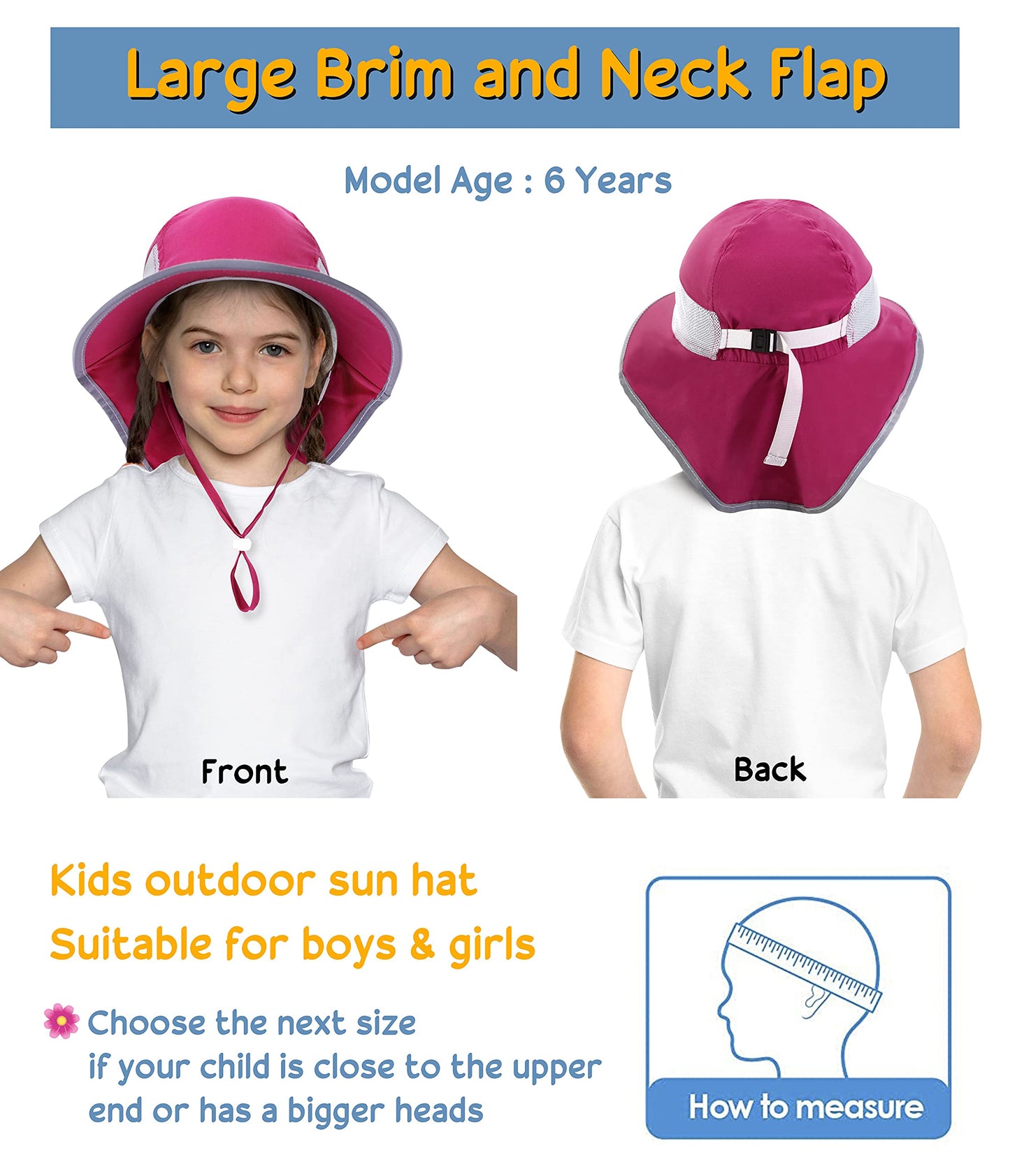 Baby Hat For Baby Girls Sun Hat For Toddler Girl Summer Hat Toddler Girl Brim Hat Adjustable Baby Girl Hats For Girls Summer,Ros