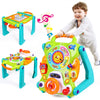 3-in-1 Baby Walker for Boy Girls Sit to Stand Toy Activity Center Drawing Board Infant Toys for 1 Year Old Birthday Gifts 9 12 1