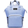 Milky Chic Mommy Diaper Bag- Waterproof USB Charging Port Stroller Straps Changing Pad(Denim)