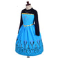 Lito Angels Toddler Girls Princess Coronation Costumes Halloween Birthday Fancy Party Dress Up With Accessories Size 3-4T Blue 1