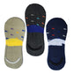 Queery Men Cotton No Show Invisible Loafer Socks Pack Of 3 D10