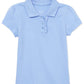 The Children'S Place Baby Girls And Toddler Girls Short Sleeve Ruffle Pique Polo, Daybreak, 4T