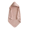 Mushie Baby Hooded Towel | Organic Cotton (Blush)