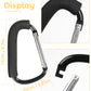 Stroller Hooks, 6.3' Large Stroller Clip, 2 Pack Stroller Hooks For Hanging Bags And Shopping, Stroller Accessories For Mommy,