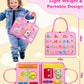 Exorany Busy Board Montessori Toys for 1 2 3 4 Year Old Girl Birthday Gifts, Toddler Girl Toys Age 1-2, 2-4, Busy Book Sensory T