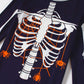 Family Feeling Baby Infant Boys Girls Glow-In-The-Dark Skeleton Halloween Pajamas Sets Long Sleeve Kids Toddler Pjs Blue Size 18
