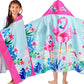 Voova & Movas Hooded Bath Towels For Girls (3-10Years) | Soft Thick Absorbent Cotton For Kids 3T-10 Years | Perfect For Kids Bea