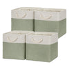 Temary Cube Storage Baskets For Shelves 12 Inch Storage Cubes 4Pack Fabric Storage Baskets For Organizing Toys, Clothes, Closet