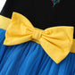 Dressy Daisy Ice Princess Dress Up Clothes Halloween Fancy Party Tulle Skirt Summer Outfit With Cape For Toddler Girls Size 5T,