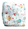 N&M Double Layer Velvet Fleece Newborn Printed Baby Blanket (SkyBlue)