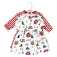 Hudson Baby Girls' Cotton Dresses, North Pole, 8 Years
