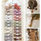 Boutique Baby Hair Ties For Infants Ouchless, 24 Pcs Hair Bow Ties For Toddler Girls' Fine Hair, Soft Elastic Pigtails Ponytail
