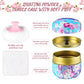2 Pieces Body Powder Puff And Container, Soft Powder Puffs And 2 Pieces Spoon Loose Powder Tea Container Case Dusting Powder Box