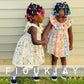 Toddler Girl Sundress 4T Girls Wildflower Floral Casual Dresses 4-5T Girls Ruffle Neck Sleeveless Beach Dress For Spring Summer