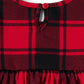 The Children'S Place Baby Long Sleeve 100% Cotton Onesie Bodysuits 2-Pack, Red Plaid/White Stripe 2 Pack, 0-3 Months