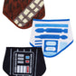 Star Wars Baby Boys' Bandana Bibs 3 Pack Set For Feeding, Teething, And Drooling Darth Vader Chewbacca R2-D2
