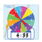 Teachers Choice Writable Dry Erase Learning Clock | Large 12 Demonstration Teaching Time Practice Clock with Dry Erase Writing 