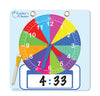 Teachers Choice Writable Dry Erase Learning Clock | Large 12 Demonstration Teaching Time Practice Clock with Dry Erase Writing 