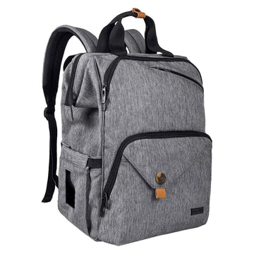 Hap Tim Diaper Bag Backpack,Large Capacity Travel Back Pack Maternity Baby Nappy Changing Bags, Double Compartments With Strolle