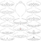 Chuangdi 16 Pcs Bulk Girls Tiara Crown Silver Princess Rhinestone Headband Crystal Wedding Tiara For Kid Women Birthday Party(Lo