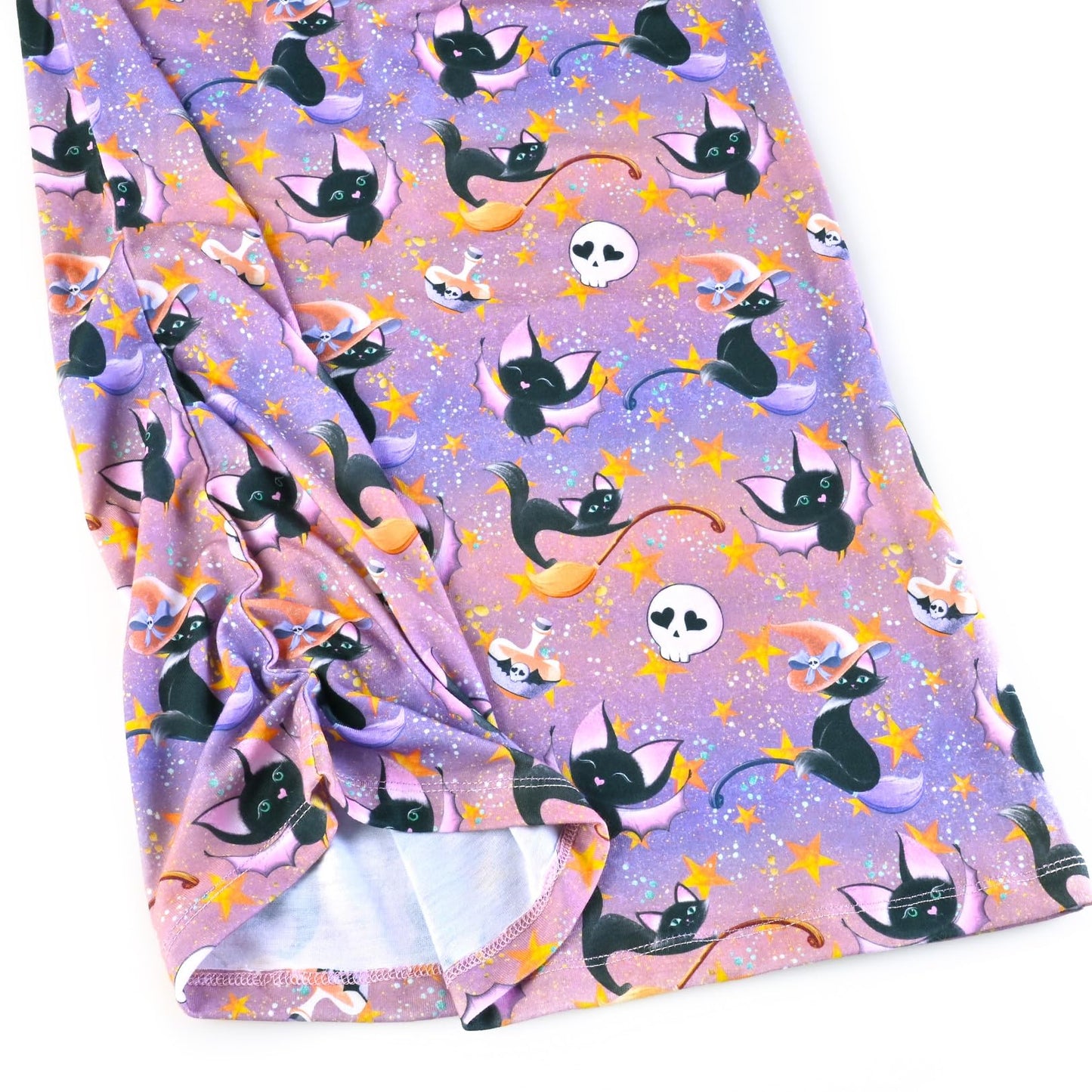 Perfashion Halloween Costume For Kids Cotton Nightgown For Girls 10 11 Years Ruffle Sleeve Bats Sleep Shirts