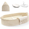 J&Joo Baby Changing Basket - Wipeable & Waterproof Pad Cover, Portable, Changing Table Topper, Changing Pad For Dresser, Cotton